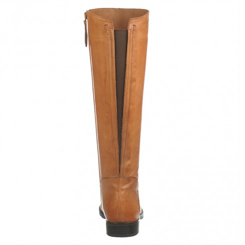 CIZME TALPA JOASA PIELE CAMEL - poza 2
